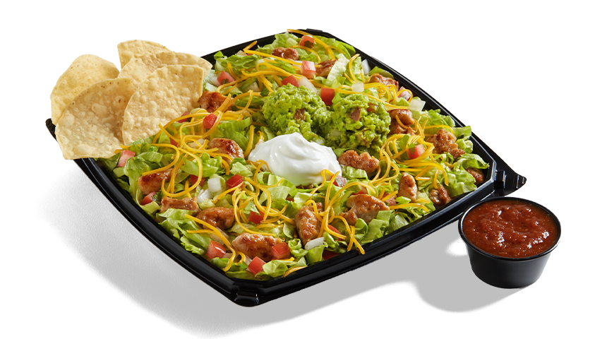 TACO SALAD WITH GRILLED CHICKEN