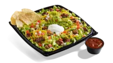 TACO SALAD WITH CARNE ASADA STEAK