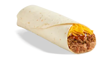 DEL COMBO BEEF & BEAN BURRITO