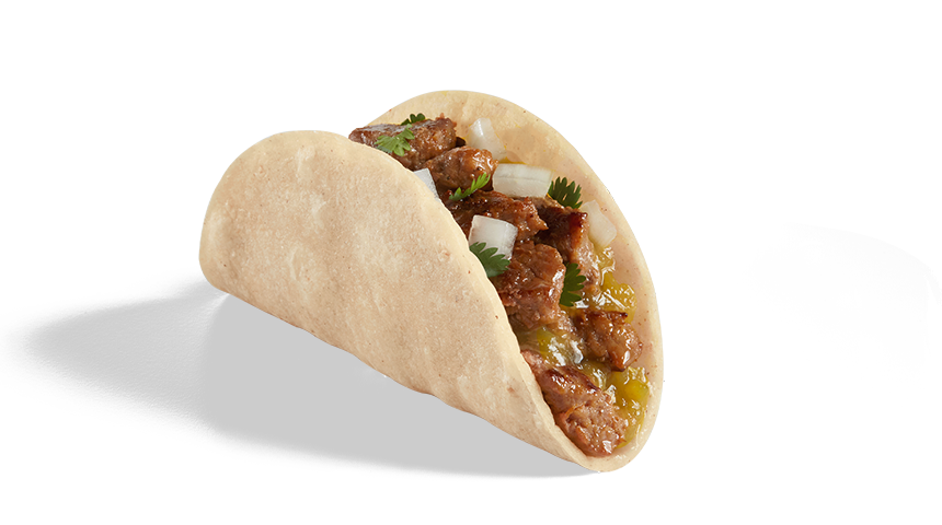 CARNE ASADA STEAK TACO DEL CARBON