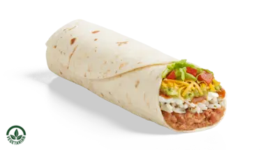 8 LAYER VEGGIE BURRITO