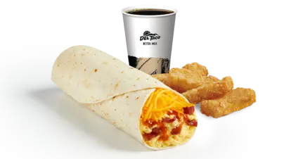 BACON BREAKFAST BURRITO MEAL