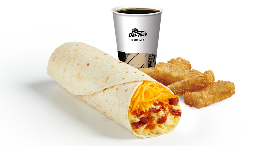 Bacon Breakfast Burrito Meal