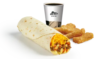 CARNE ASADA STEAK BREAKFAST BURRITO MEAL