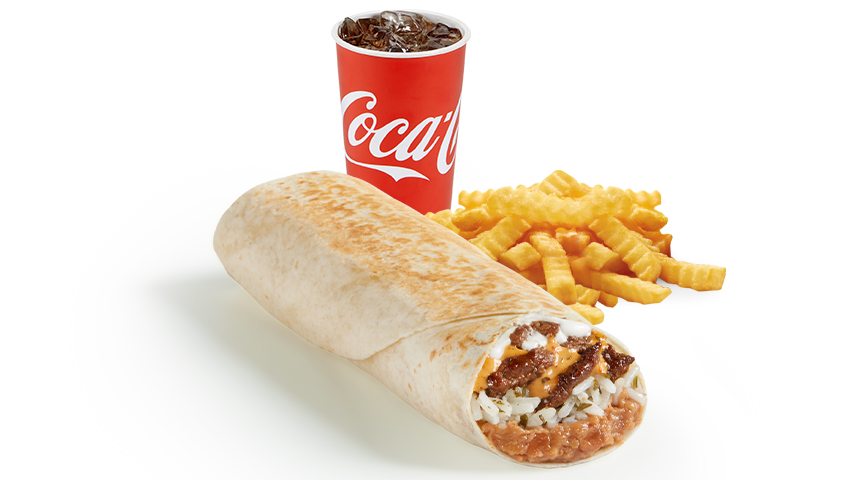 NEW CHIPOTLE CARNE ASADA STEAK BURRITO MEAL