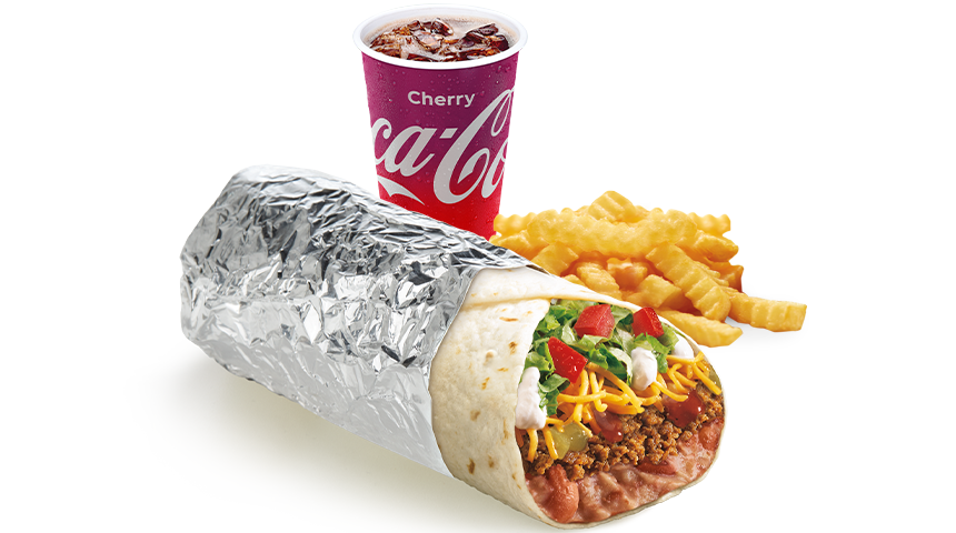 EPIC COMBO BEEF & BEAN BURRITO MEAL