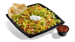 TACO SALAD WITH SEASONED BEEF